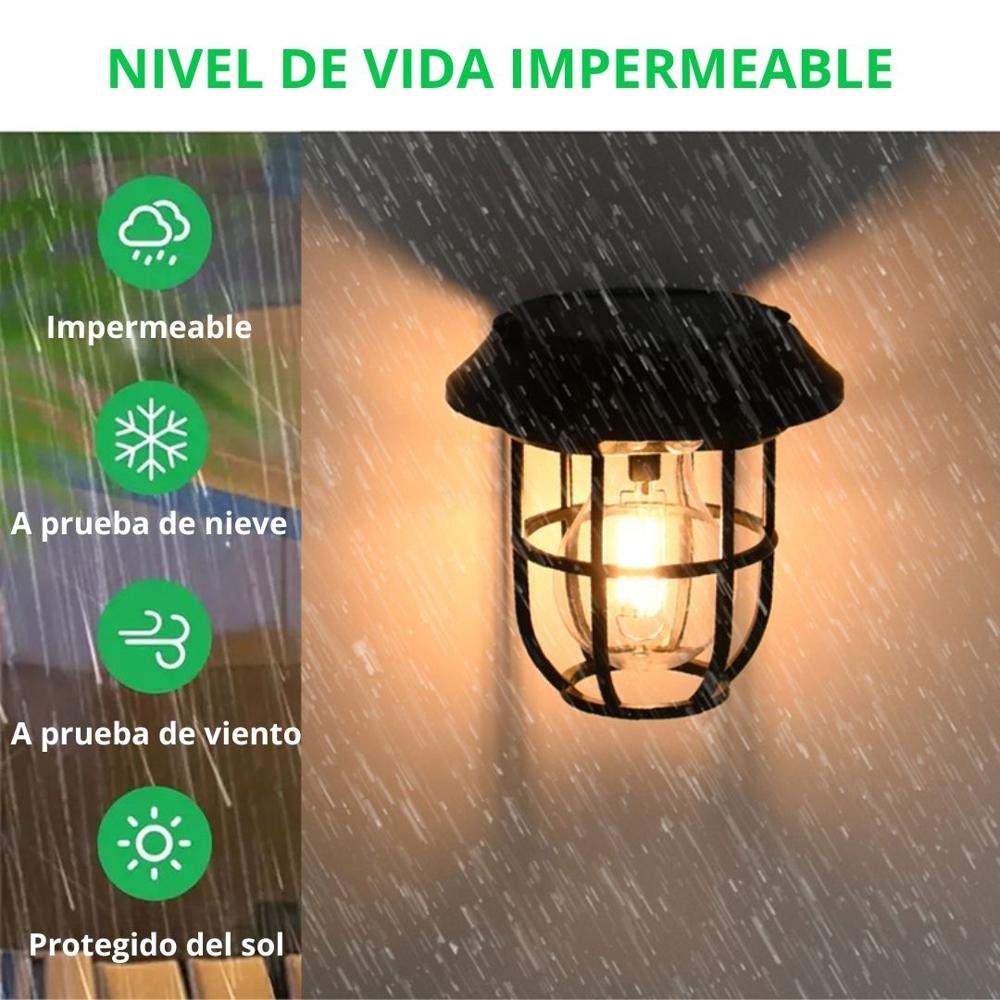 FAROL SOLAR DE PARED Y JARDÍN CON SENSOR | TY009