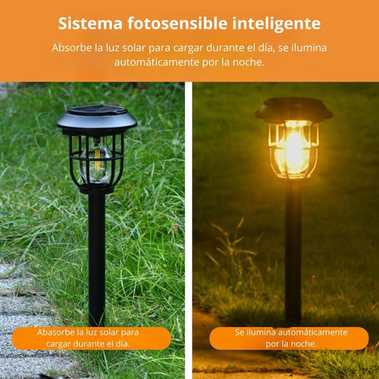 FAROL SOLAR DE PARED Y JARDÍN CON SENSOR | TY009