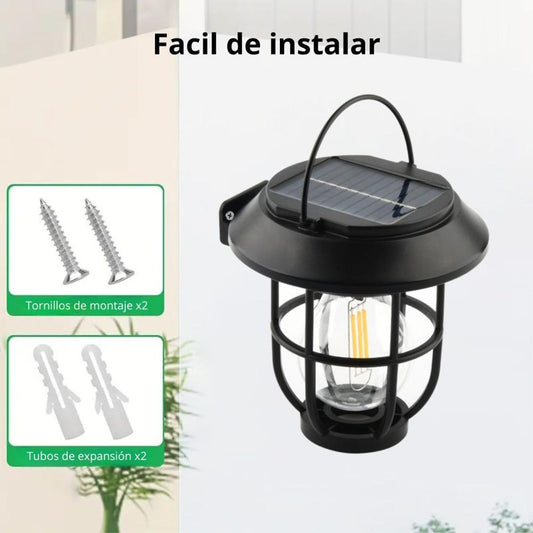 FAROL SOLAR DE PARED Y JARDÍN CON SENSOR | TY009