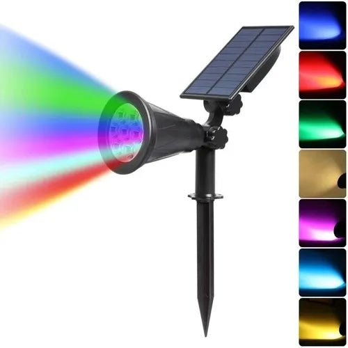 LUCES SOLARES DE JARDIN RGB CON ESTACA |RS13610|