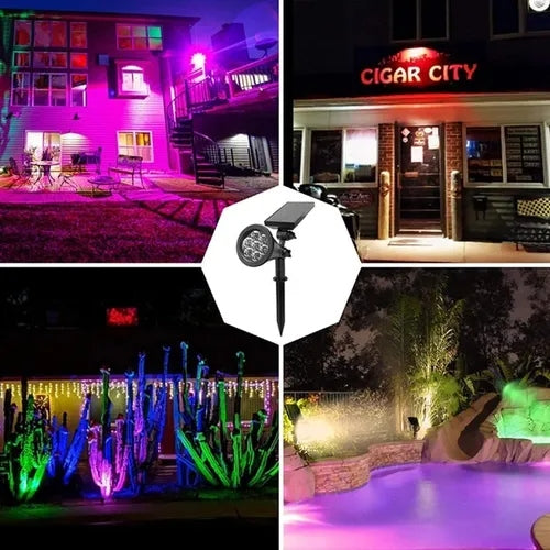 LUCES SOLARES DE JARDIN RGB CON ESTACA |RS13610|